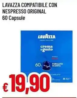 Galassia Lavazza compatibile con nespresso original offerta