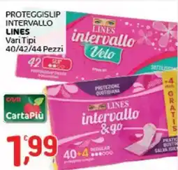 Crai Proteggislip intervallo LINES offerta