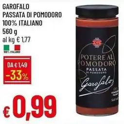 Galassia Garofalo passata di pomodoro 100% italiano offerta