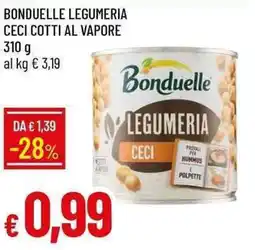 Galassia Bonduelle legumeria ceci cotti al vapore offerta