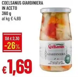 Galassia Coelsanus giardiniera in aceto offerta