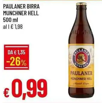 Galassia Paulaner birra munchner hell offerta
