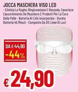 Galassia Jocca maschera viso LED offerta
