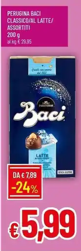 Galassia Perugina baci classico/al latte offerta