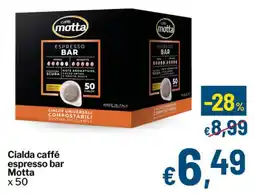 Qui Discount Cialda caffé espresso bar Motta x 50 offerta