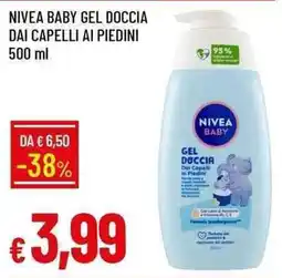 Galassia Nivea baby gel doccia dai capelli ai piedini offerta
