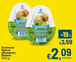 Qui Discount Scamorza bianca/ affumicata Dianino offerta