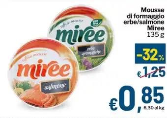 Qui Discount Mousse di formaggio erbe/salmone Miree offerta