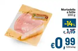 Qui Discount Mortadella a fette offerta