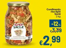 Qui Discount Condimento riso light Saclà offerta