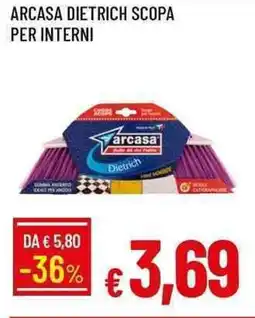 Galassia Arcasa dietrich scopa per interni offerta