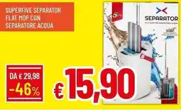 Galassia Superfive separator flat mop con separatore acqua offerta
