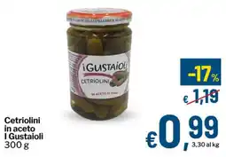 Qui Discount Cetriolini in aceto I Gustaioli offerta