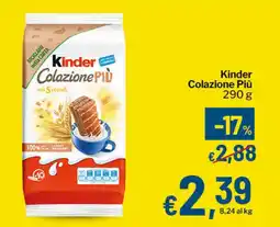 Qui Discount Kinder Colazione PIÙ offerta