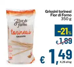 Qui Discount Grissini torinesi Fior di Forno offerta