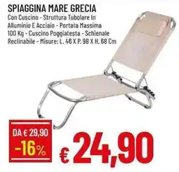 Galassia Spiaggina mare grecia offerta