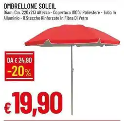 Galassia Ombrellone soleil offerta