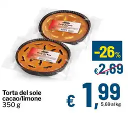 Qui Discount Torta del sole cacao/limone offerta