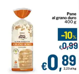 Qui Discount Pane al grano duro offerta