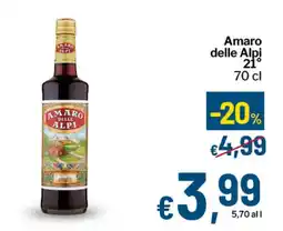 Qui Discount Amaro delle Alpi 21° offerta