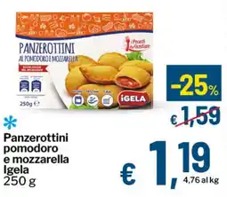 Qui Discount Panzerottini pomodoro e mozzarella Igela offerta