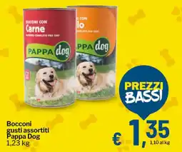 Qui Discount Bocconi gusti assortiti Pappa Dog offerta