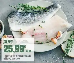 Banco Fresco Filetto di branzino di allevamento offerta