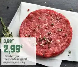 Banco Fresco Hamburger Piemontese offerta