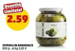 PENNY Cetrioli in agrodolce offerta