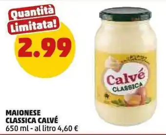 PENNY Maionese classica CALVÉ offerta