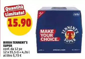 PENNY Birra TENNENT'S SUPER offerta