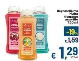 Qui Discount Bagnoschiuma Hydra offerta