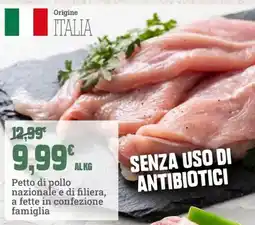 Banco Fresco Petto di pollo nazionale e di filiera, a fette in confezione famiglia offerta