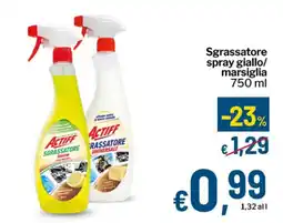 Qui Discount Sgrassatore spray giallo/ marsiglia offerta