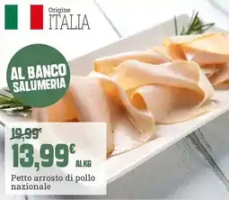 Banco Fresco Petto arrosto di pollo nazionale offerta