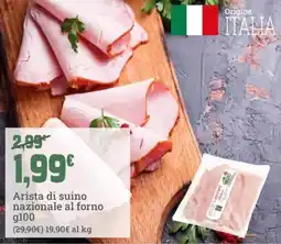 Banco Fresco Arista di suino nazionale al forno offerta