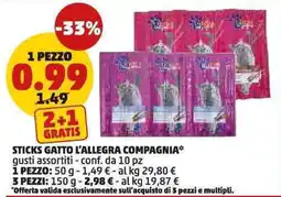 PENNY Sticks gatto l'allegra compagnia offerta