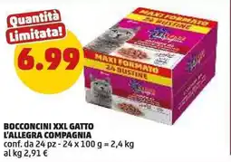 PENNY Bocconcini xxl gatto l'allegra compagnia offerta