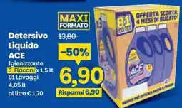 Prix Quality Detersivo Liquido ACE offerta
