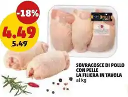 PENNY Sovracosce di pollo con pelle la filiera in tavola offerta
