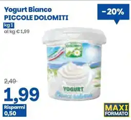 Prix Quality Yogurt Bianco PICCOLE DOLOMITI offerta