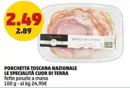 PENNY Porchetta toscana nazionale le specialità CUOR DI TERRA offerta