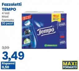 Prix Quality Fazzoletti TEMPO offerta