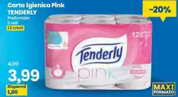 Prix Quality Carta Igienica Pink TENDERLY Profumata offerta