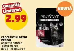 PENNY Croccantini gatto PROCAT offerta