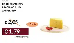 Prezzemolo e Vitale Le selezioni p&v pecorino allo zafferano offerta