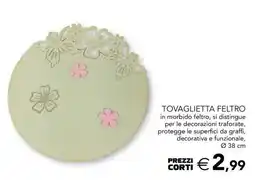 Esselunga TOVAGLIETTA FELTRO offerta