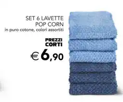 Esselunga SET 6 LAVETTE POP CORN offerta