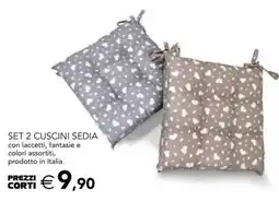 Esselunga SET 2 CUSCINI SEDIA offerta
