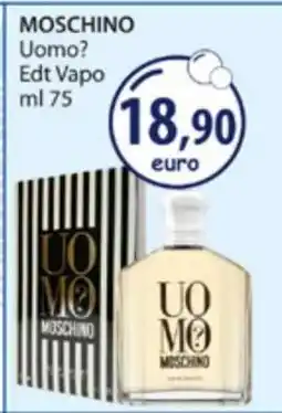 Acqua & Sapone MOSCHINO Uomo? Edt Vapo ml 75 offerta